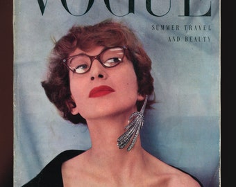 Vogue UK May 1950 Original Vintage Fashion Magazine Summer Travel & Beauty, Rare issue, Parkinson,Penn,Lee Miller