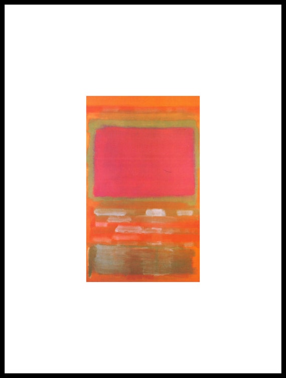 Mark Rothko 15 Mark Rothko Nummer 15 Blue & White Mark Rothko, Fine Art Print,