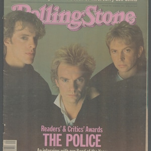 Rolling Stone issue 416 March 1 1984 Original Vintage Magazine Birthday Gift  The Police cover 40th