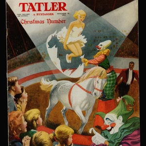 タトラー＆バイスタンダー 1953年11月19日 オリジナル レア レトロ ヴィンテージ ファッション マガジン クリスマス号