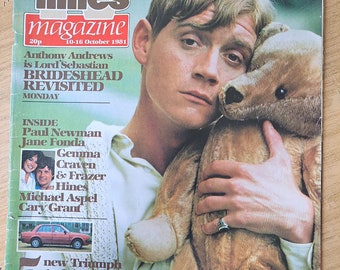 TV Times Magazine Yorkshire Oct 10-16 1981 Anthony Andrews Paul Newman