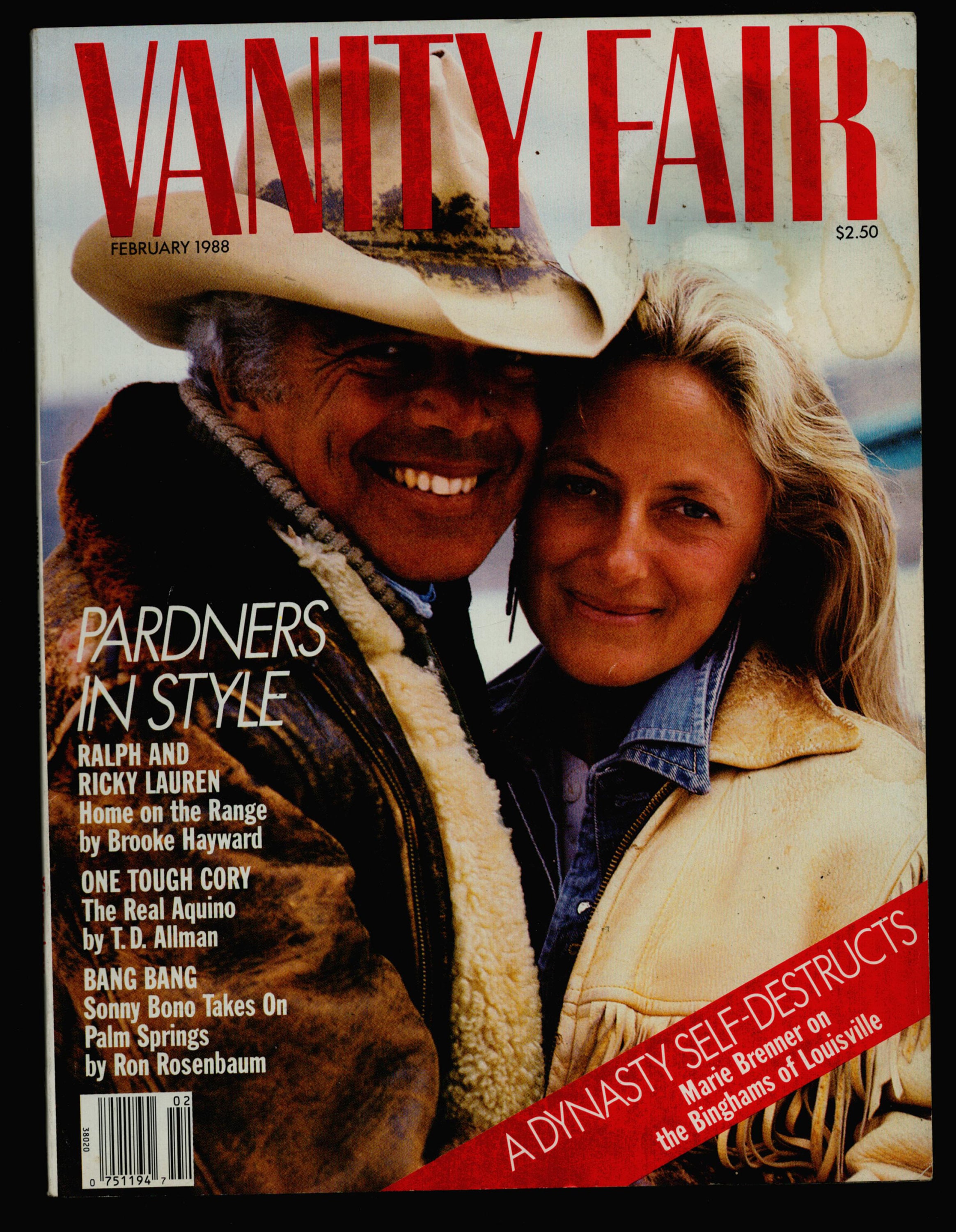 Vanity Fair US April 1988 Vintage Fashion Magazine Ralph and - Etsy  Australia