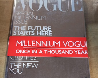Vogue Dec 1999 UK British Original Vintage Fashion Magazine