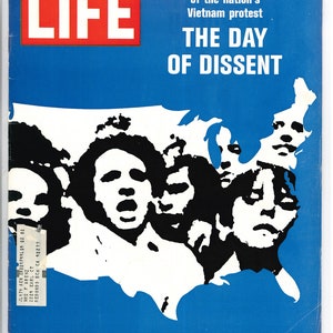 Life 24 de outubro de 1969 Original Vintage Magazine Creme Eric Clapton Ginger Baker Jack Bruce