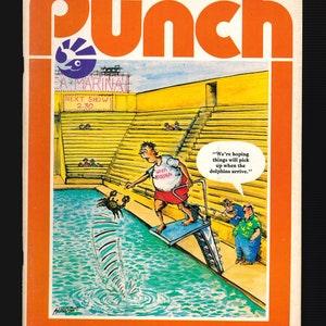 Punch Nov 1980 Bundle von 3 Kopien Vintage Original Satire Magazine Bild 2