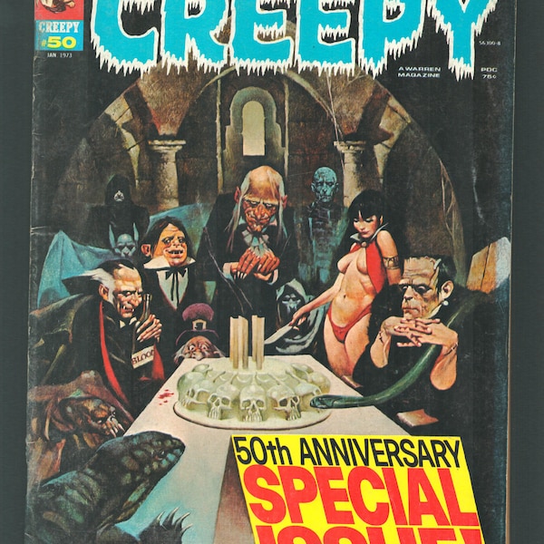 Creepy No 50 Jan 1973 Warren Horror Comic