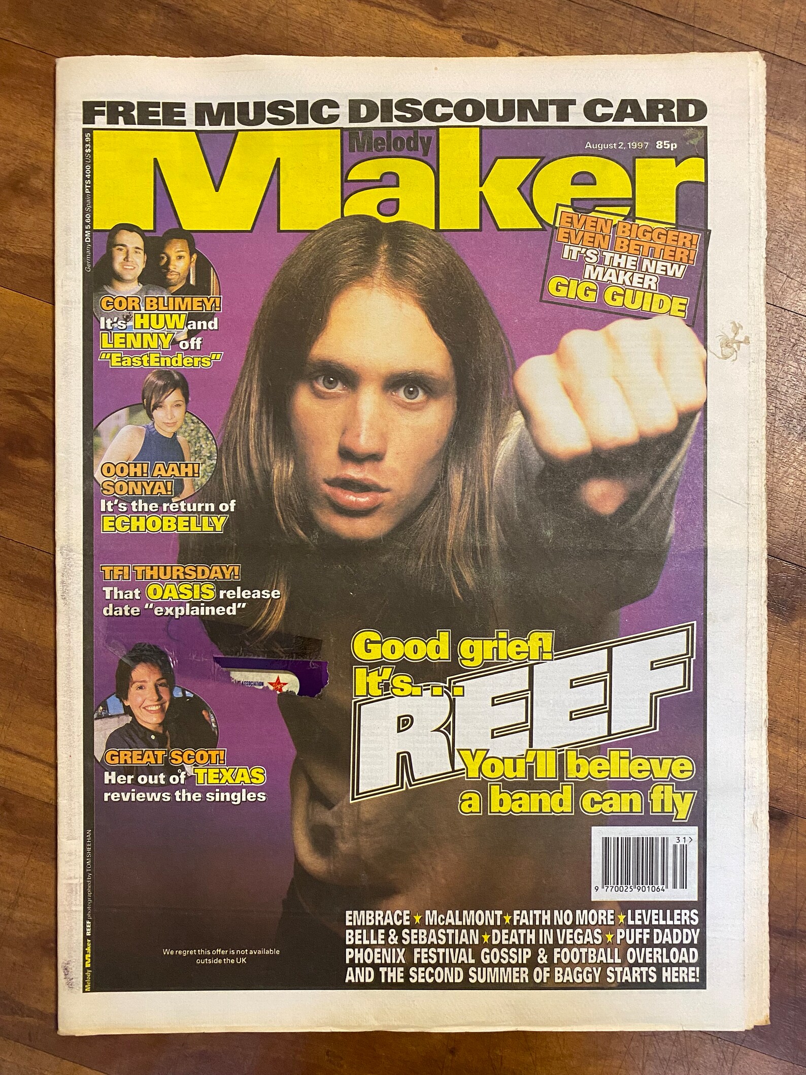 Retro Razzle Magazines Melody Maker Aug 2 1997 Original British Pop Newspaper - Etsy