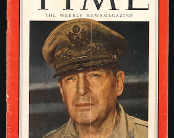 Time Magazine 1951 Original vintage rare magazine rétro