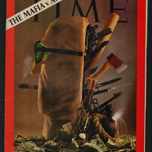 Time Magazine Aug 22 1969 vol 94 no 8 La Costa Nostra Mafia v. America Carlo Gambino