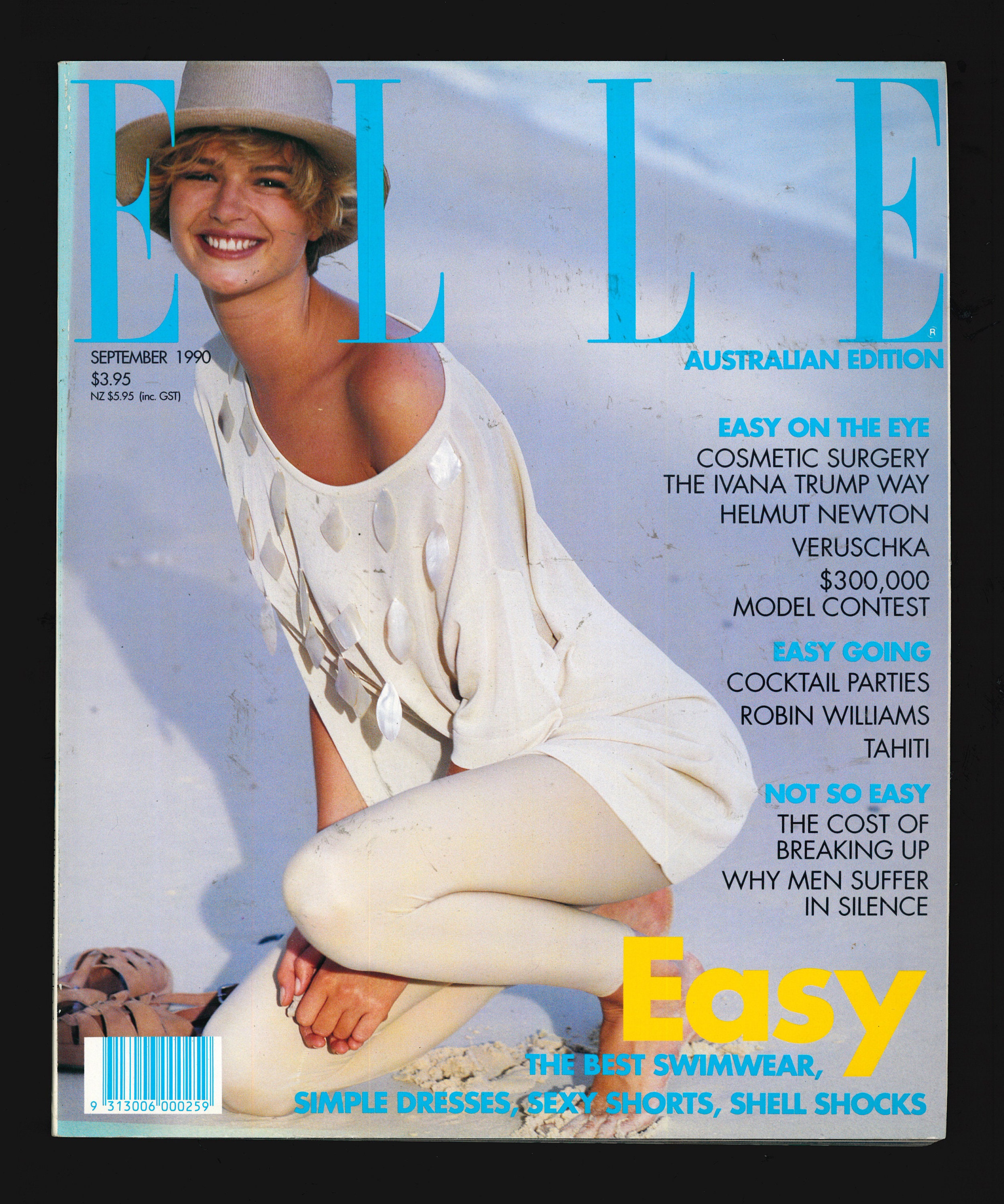 Elle Australia Sept 1990 Vintage Magazine - Etsy