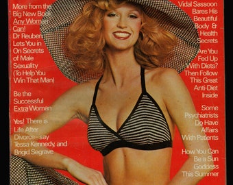 Cosmopolitan Reino Unido Junio 1972 Regalo de cumpleaños Regalo Británico Original Vintage Fashion Magazine Cecilia Venta por Norman Eales