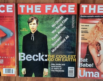 The Face Magazine 1997 Lot x3 copies Original Vintage Muhammad Ali Uma Thurman