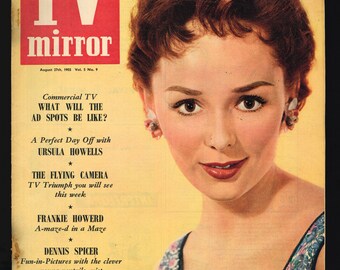 TV Mirror Vol 5 No 9 Aug 27 1955 Original Magazine