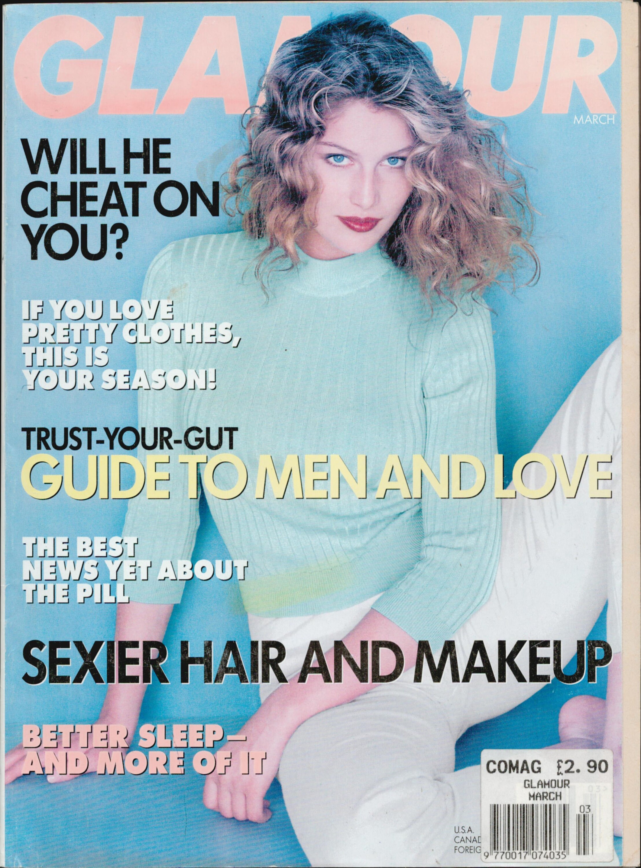 Glamour US March 1997 American Original Vintage Fashion Rare
