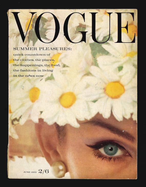 Vogue UK June 1962 Original Vintage Fashion Magazine - Etsy