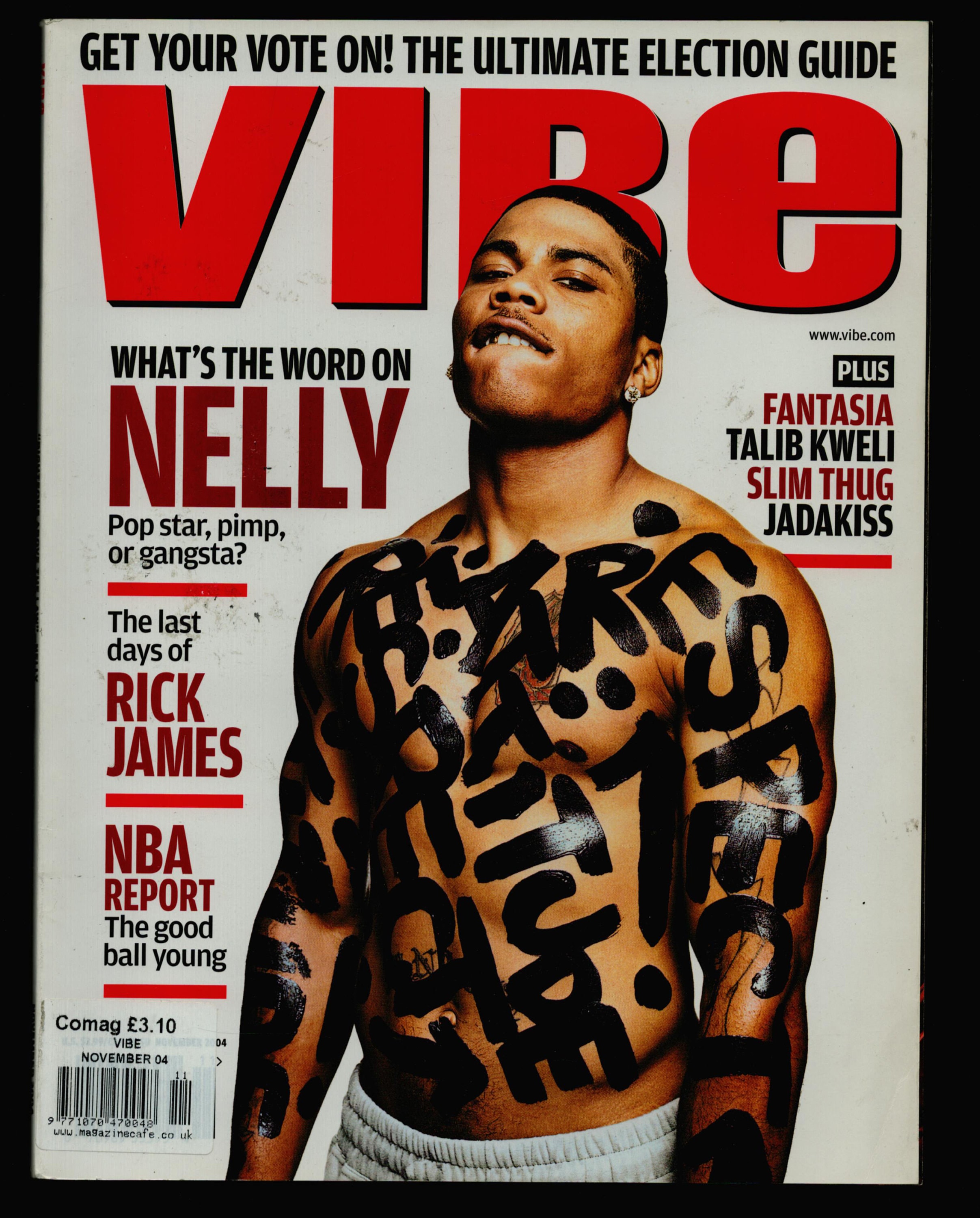 Vibe magazine cover