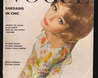 Vogue US June 1962 Original Vintage Fashion Magazine