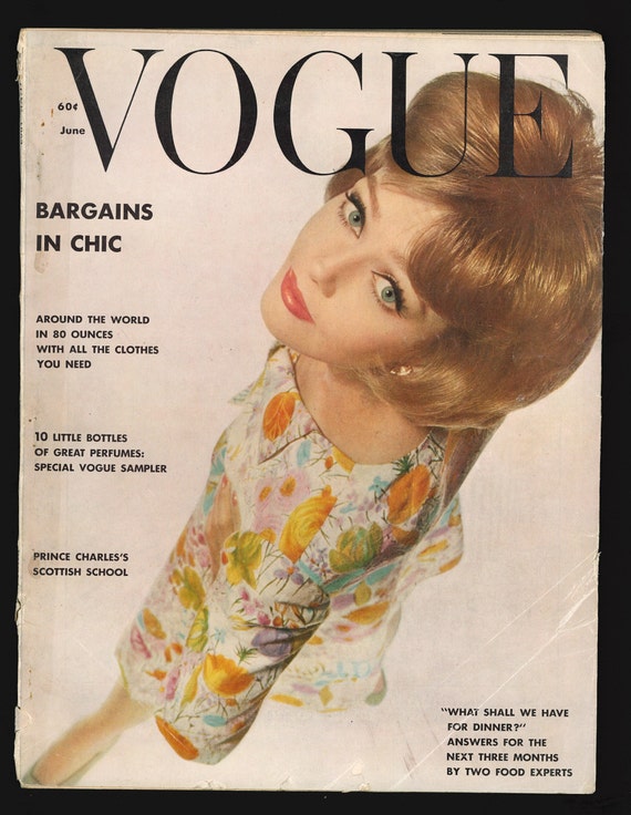 Vogue US June 1962 Original Vintage Fashion Magazine - Etsy Australia