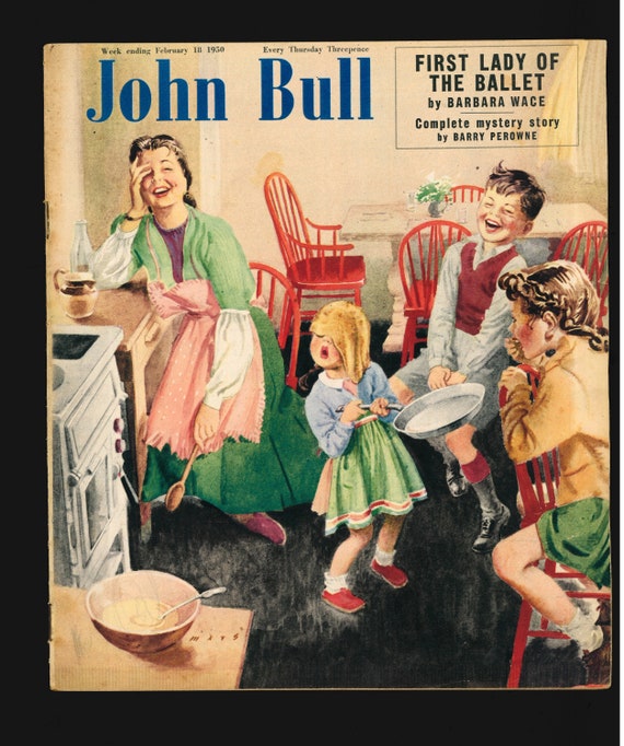 ジョン・ブル 1950年2月18日 英国オリジナルヴィンテージレアマガジン 