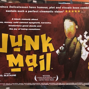 Junk Mail, 1997 British Quad Movie Poster