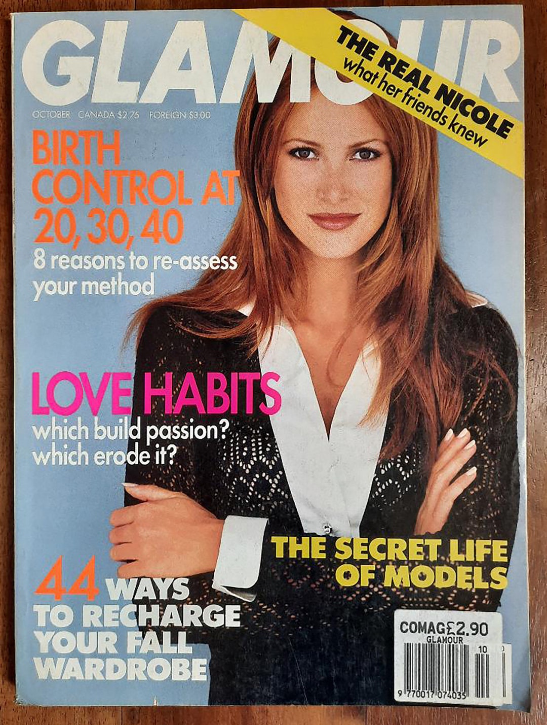 女性情報誌 Glamour UK Magazine Autumn/Winter 2018 UK Glamour 8/09,Blake Lively,Anna Friel,Sasha Pivovarova