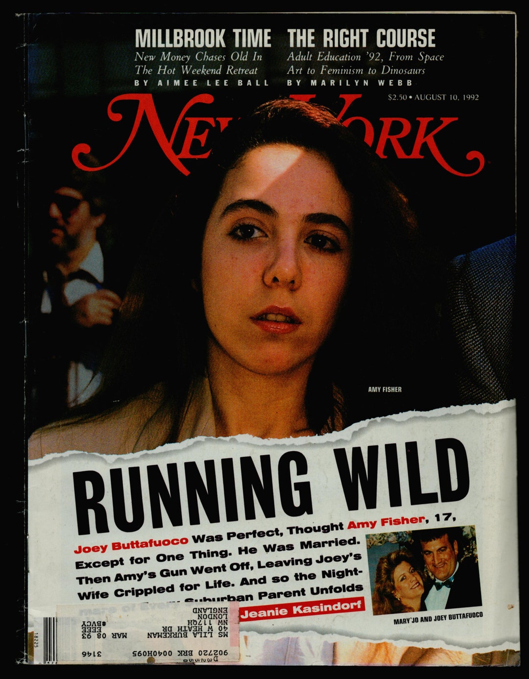 New York Magazine Aug 10 1992 Amy Fisher Joey Buttafuoco image