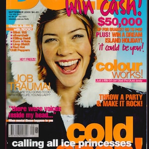 Dolly US Sept 2000 Original American Teen Age Girl  Magazine cold snap