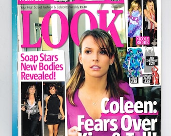Look 2008-2010 back issues  Vintage Fashion and Celebrity Magazine  Birthday Gift Present.