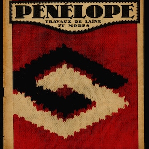 Penelope Wool Work no 51 April 15 1930 Feminine Original Vintage Fashion Magazine