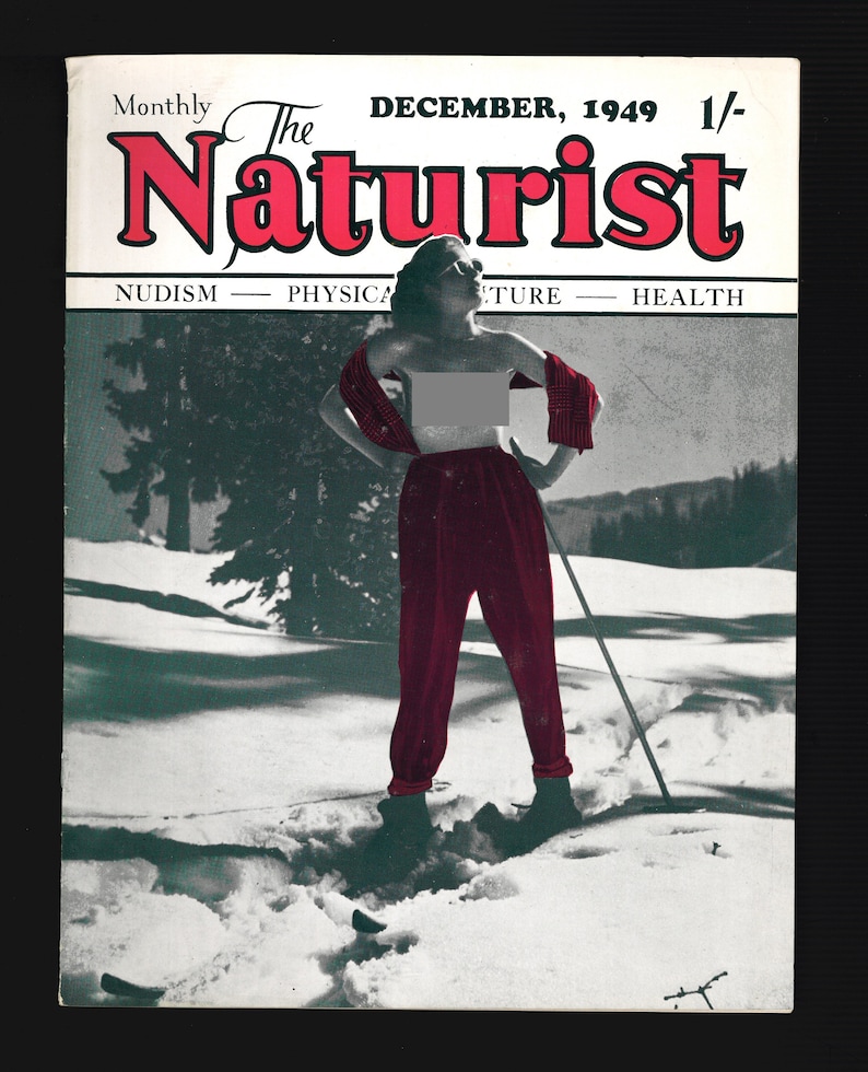 The Naturist Dec 1949 Original Vintage Magazine Nudism Physical Culture ...