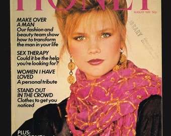 Honey Magazine Aug 1981 Ausgefallene Vintage Mode