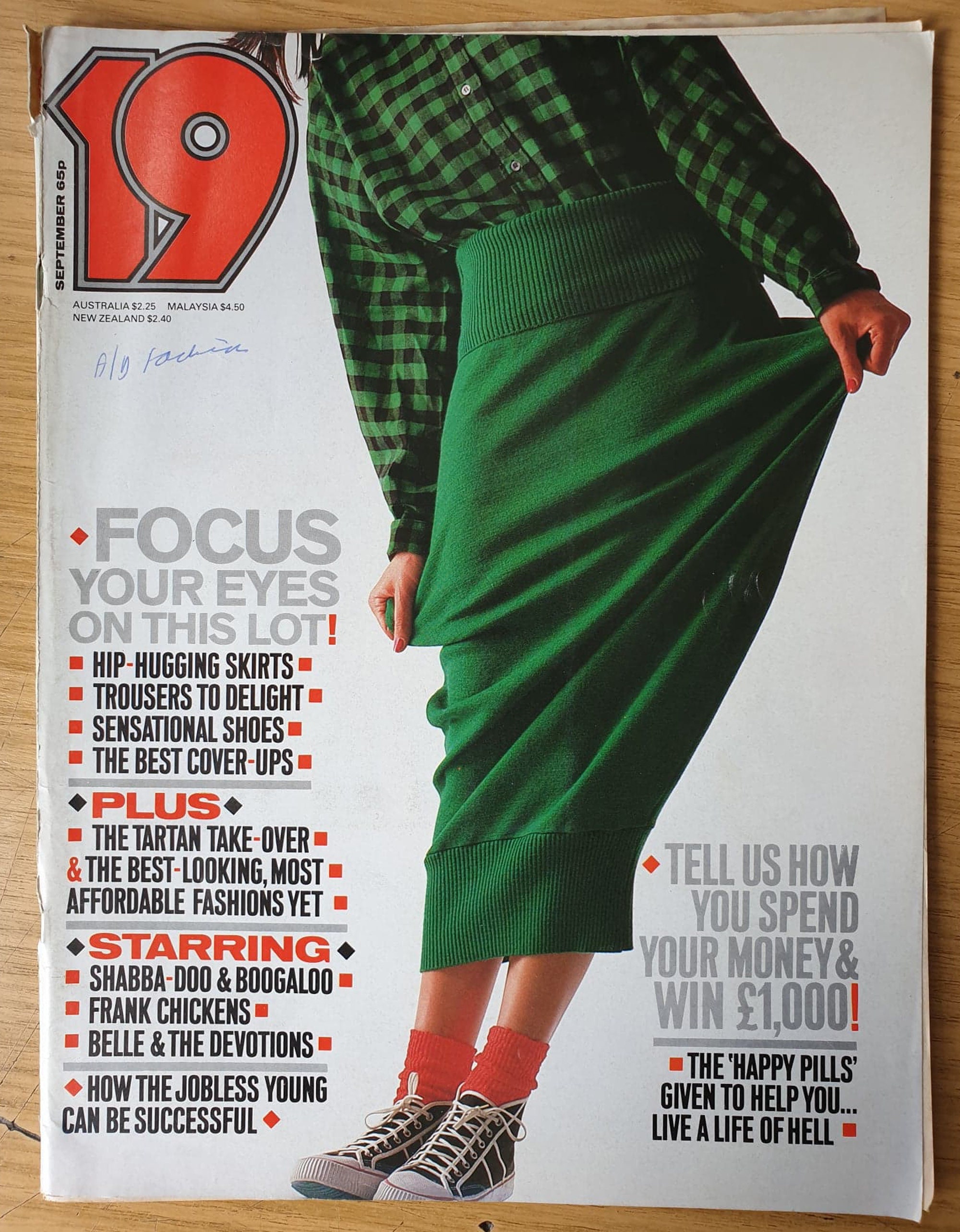 October 1984 i-D magazine No. 19 Anne Pigalle The Inside Out