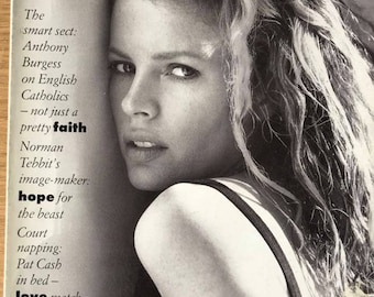 Tatler juin 1987 vol 282 no 6 Couverture originale du magazine de mode vintage Kim Basinger, Alexandra & Sophie Marr