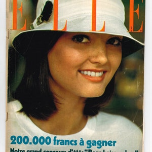 Elle Juli 2 1973 Französische Ausgabe Vintage Magazine