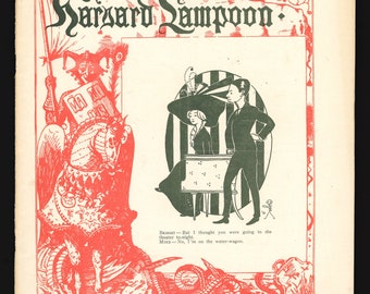 The Harvard Lampoon vol 65 no 4 Cambridge April 3 1913 Original Vintage Rare Magazine