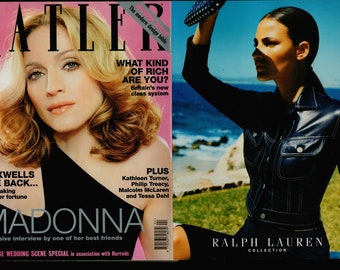Tatler Magazine April 2000 Cover: Madonna Material World