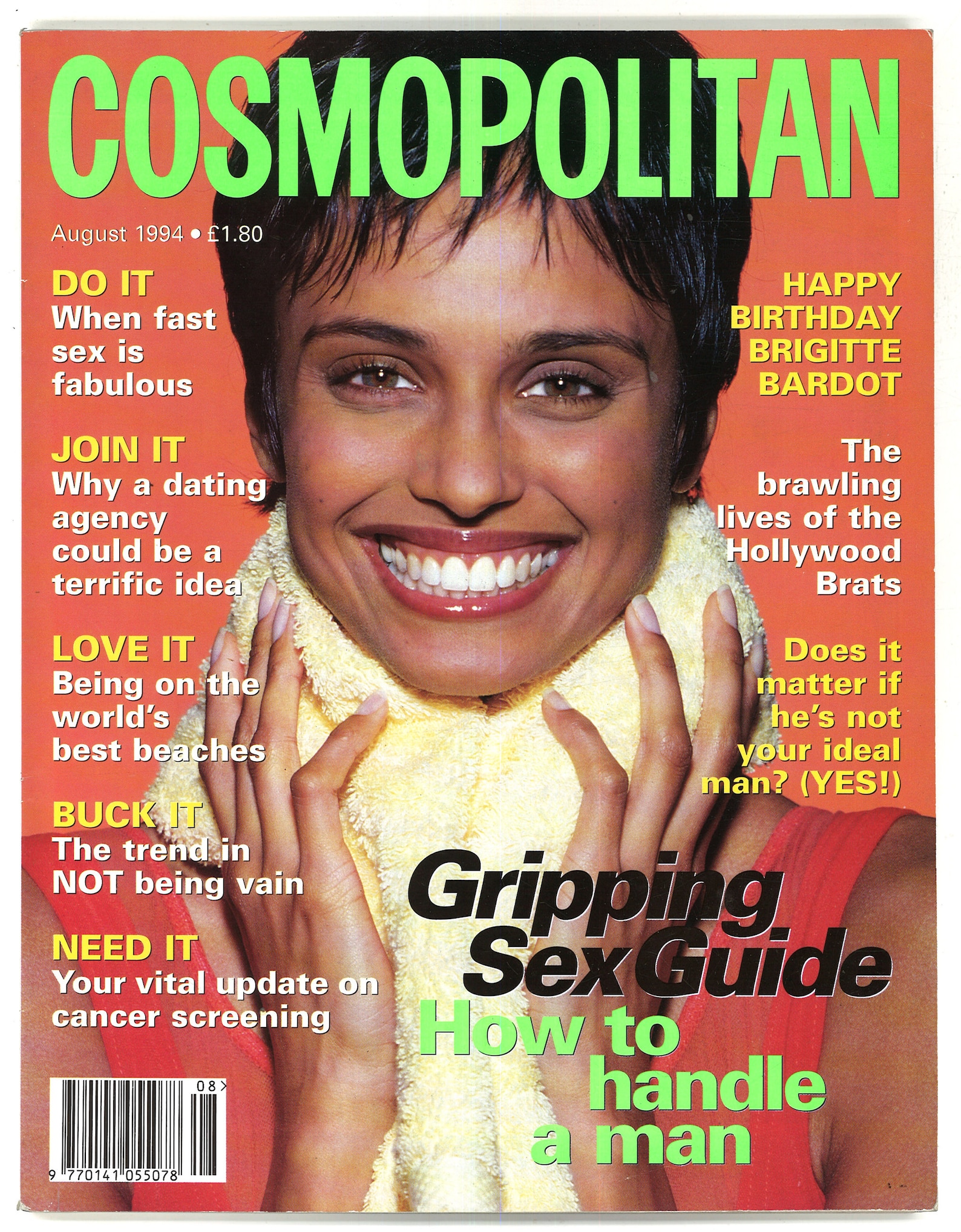 Cosmopolitan U K Aug 1994 British Original Vintage Fashion - Etsy