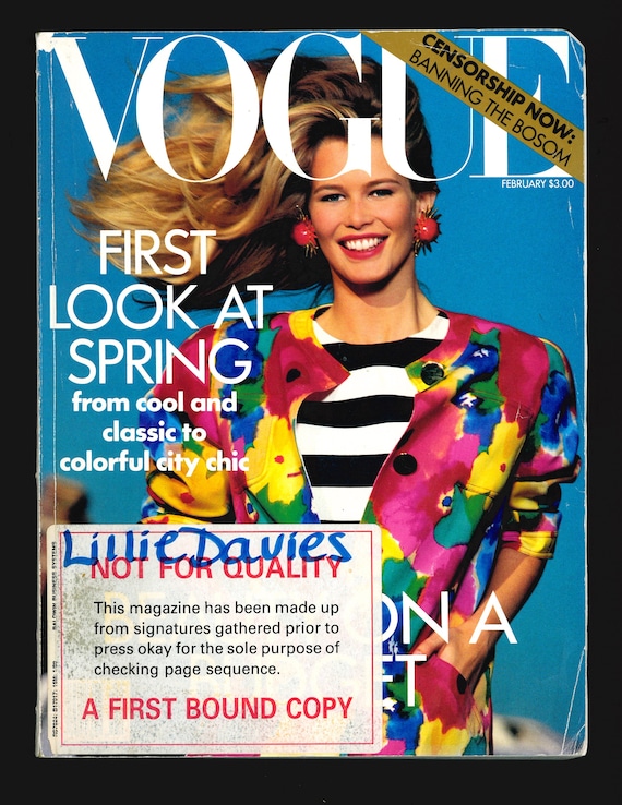 額装品/June 1991 (Vogue cover)（ヴォーグ） June 1991 /Vogue cover//ヴォーグ/アートポスター PRINT: June 1991