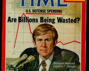 Time Magazine March 7 1983 cover: Pentagon Maverick Franklin C. Spinney