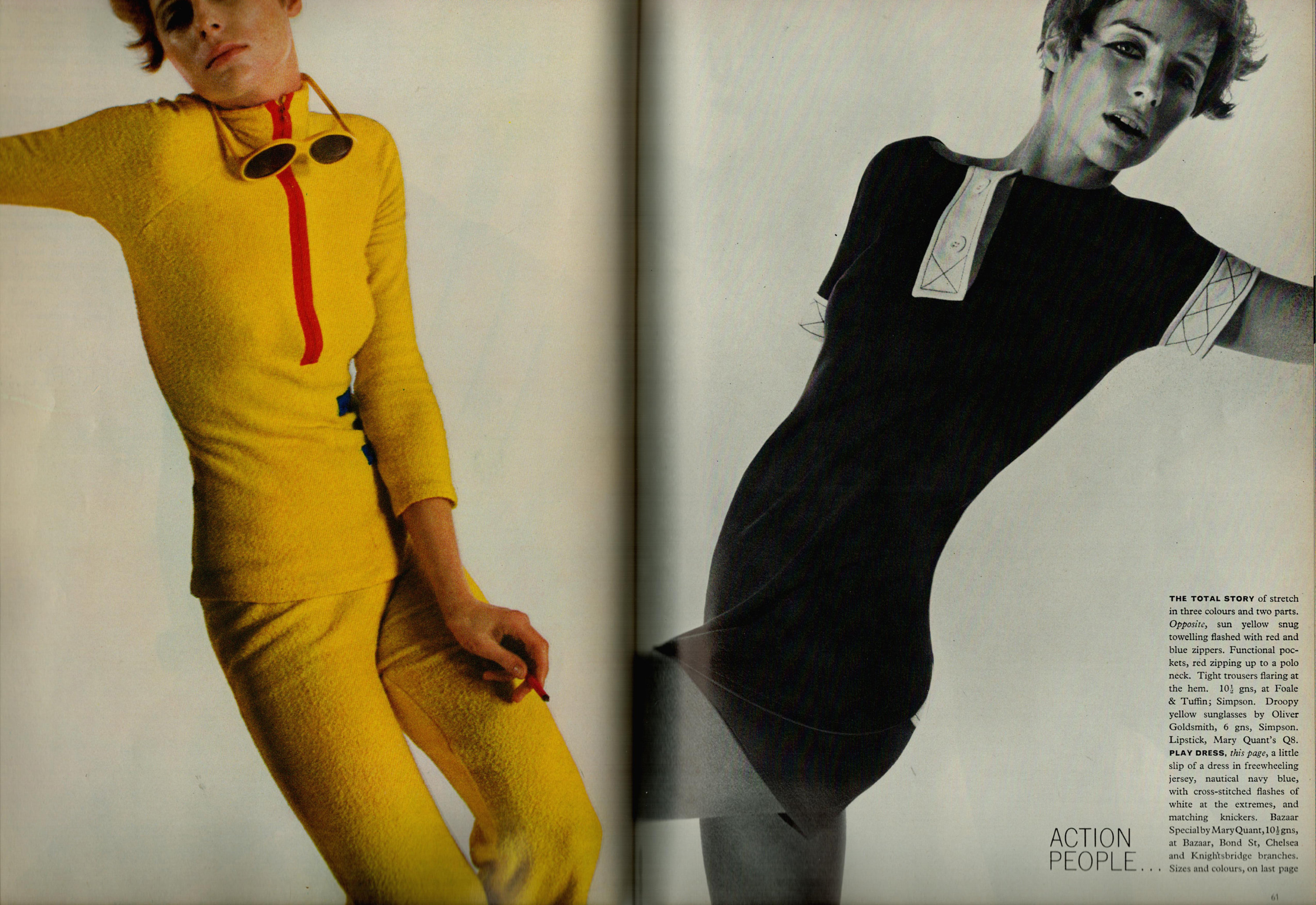 Vogue Magazine April 15 1967 Twiggy