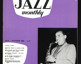 Jazz Monthly Oct 1960 Magazine de musique britannique.