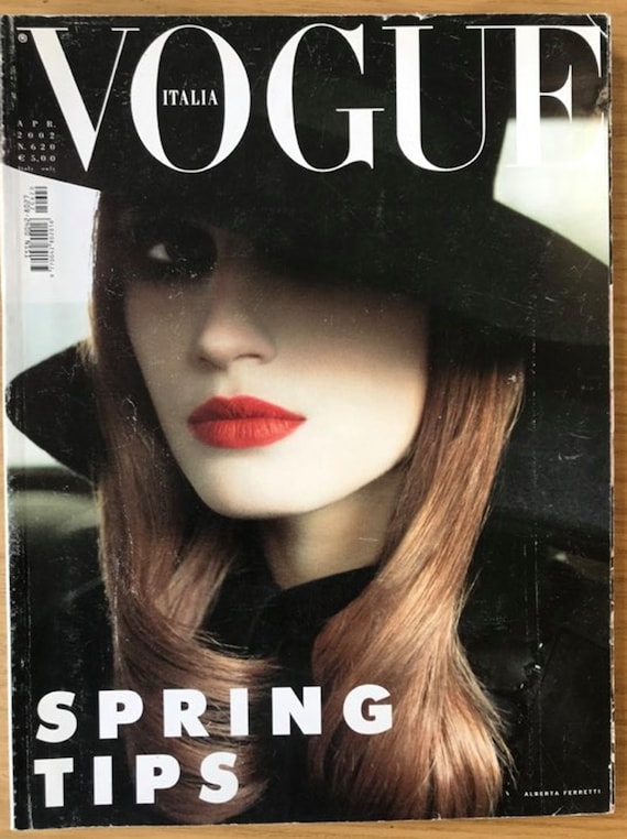 Vogue Italia No 620 April 2002 Original Fashion Magazine Spring