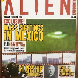 Alien Encounter Issue 21 Feb 1998 Mass Sightings in Mexico