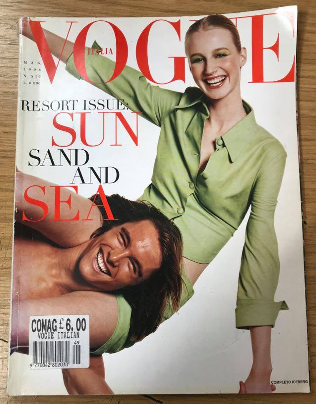 Vogue Italia No 549 May 1996 Original Vintage Fashion