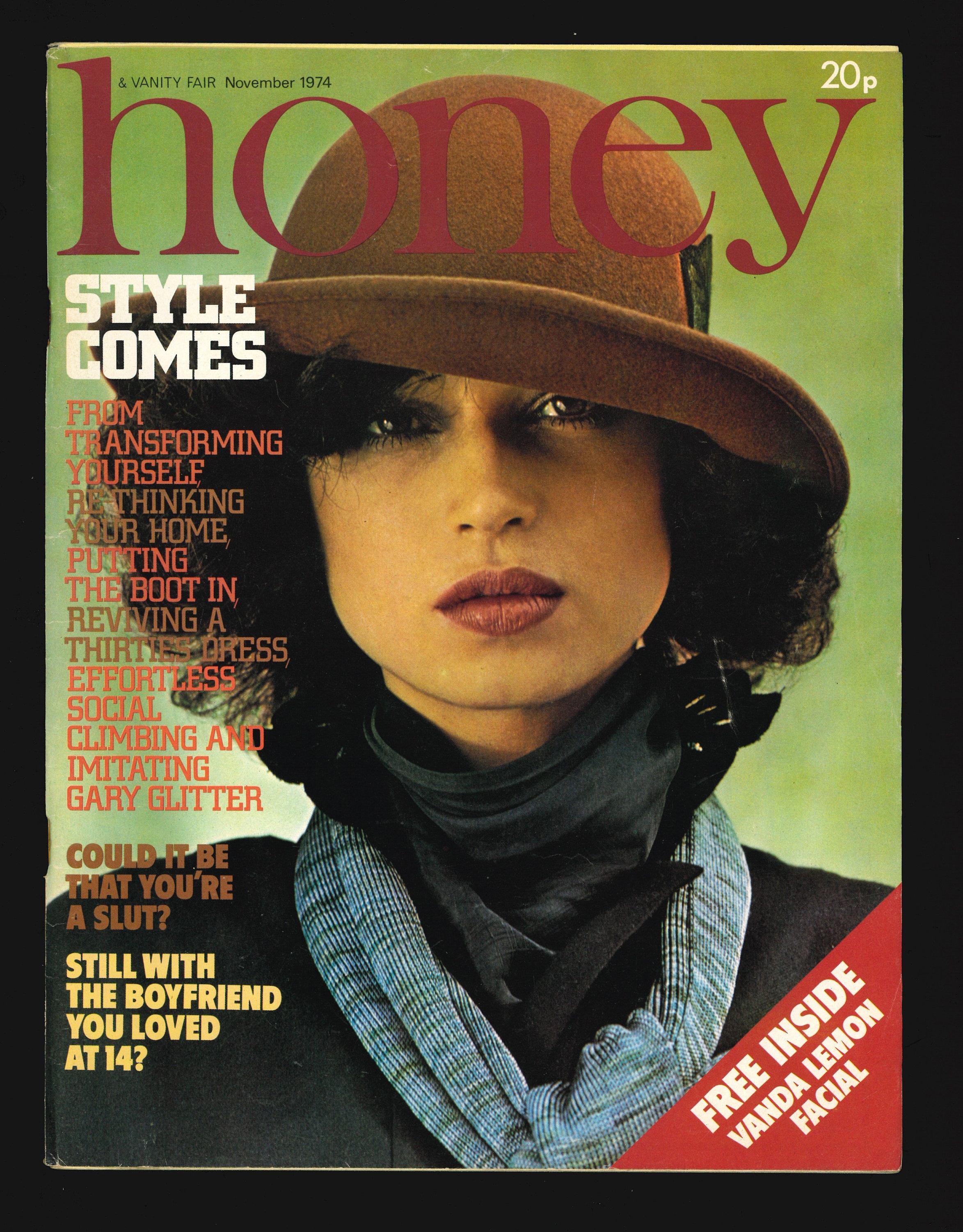 Honey and Vanity Fair Magazine Nov 1974 Original Vintage Fashion 50th