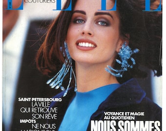 Elle no 2384 16 de septiembre 1991 París francés Extranjero Original Vintage Fashion Magazine Regalo Regalo de cumpleaños