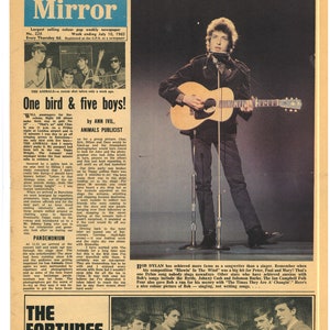 Record Mirror July 10 1965 Bob Dylan cover (Dusty Springfield/Peter & Gordon)