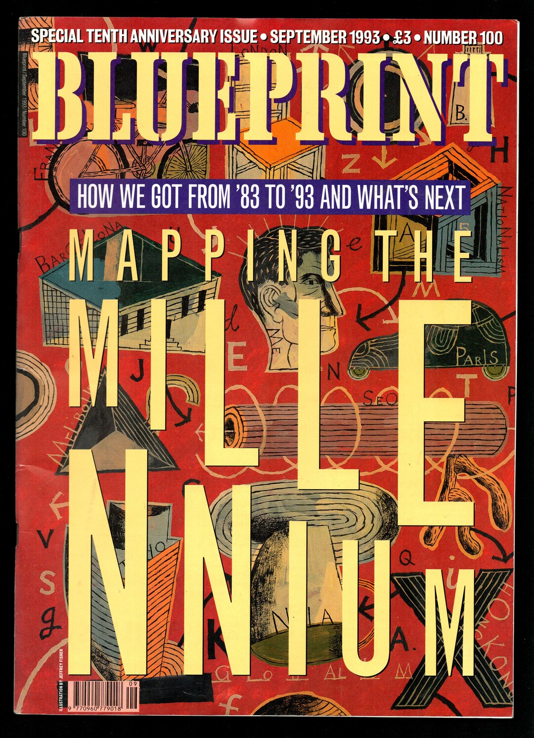 Blueprint No 100 Sept 1993 Architecture and Design Magazine - Etsy