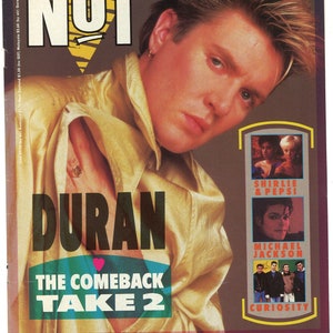 No 1 Feb 14  1987 Fortnightly British Original Vintage Music Magazine Gift Present Birthday Duran Duran