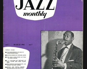 Jazz mensile marzo 1961 Rivista musicale britannica.